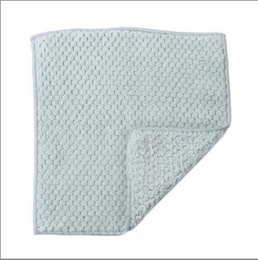 1pc köksstädhanddukar anti-fett torktrasor effektiv superabsorberande rengöringsduk i mikrofiber hushållsdisk: Blå 2