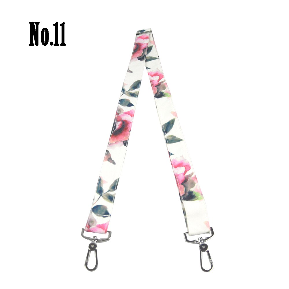 Tanqu 1 stycke mjukt blommigt handtag med justerbart längd med spänne för klassiska mini obag handtag för o väska för handväska dam & #39 ;s väskor: No 11
