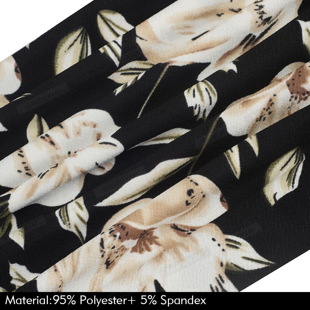 Nice-forever blomsterprint patchwork kontor hult vestidos forretningsfest efterår bodycon kvinder kjole  b556
