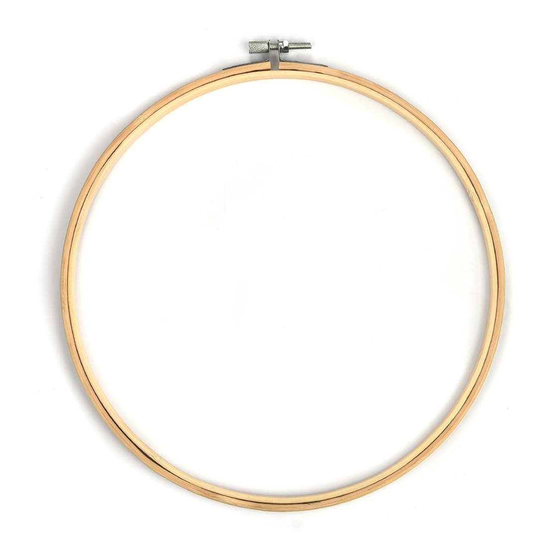 Juego de marco de aros de bordado de madera de 10-30cm, anillos de aro de bordado de bambú para manualidades con aguja de punto de cruz DIY: Gris claro