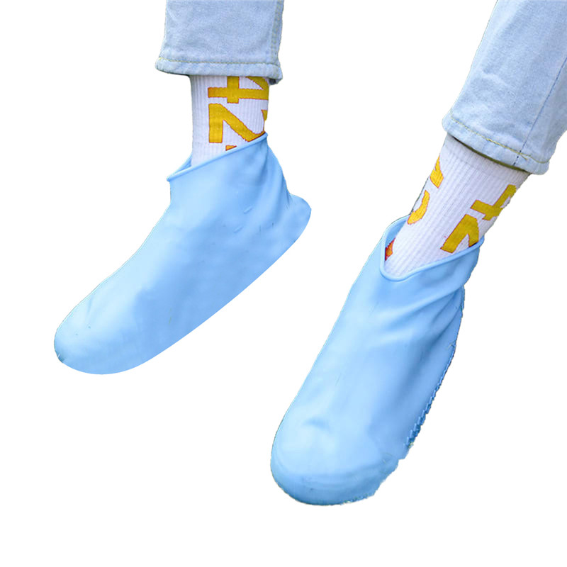 Shoe Cover Silicone Anti-Shoe Cover Water Unisex Shoe Cover Non-Slip and Durable Rain Shoes Cover (S/M/L)