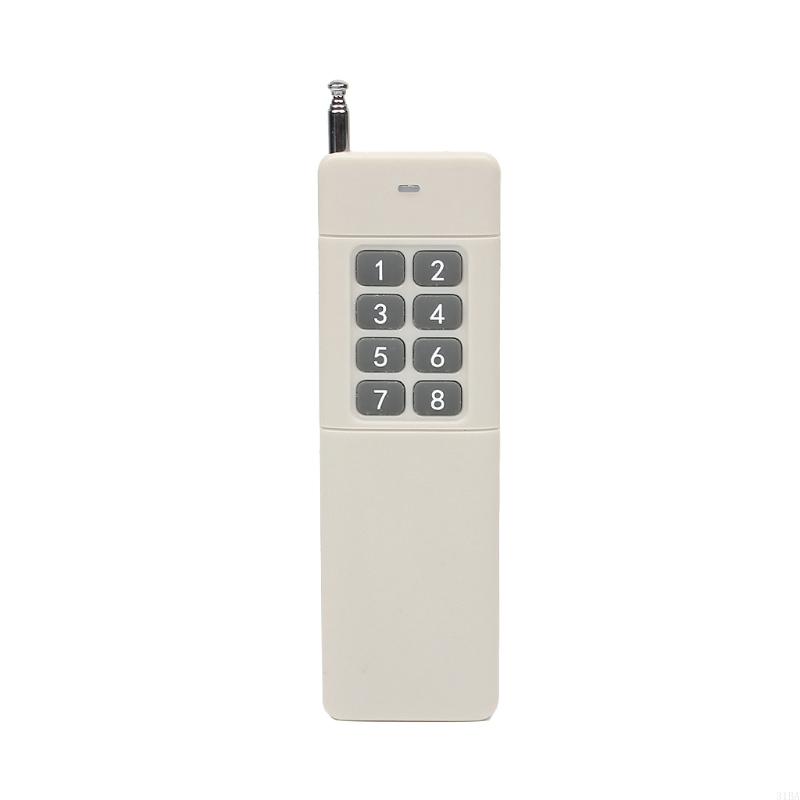 652F 3000m Long Distance High Power 4 6 8 12CH RF Remote Control Transmitter 433 MHZ Garage Door Gate Remote: Other