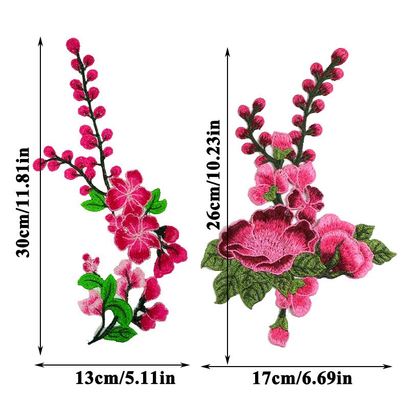 Applique Cloth sticker Women Garment Dress Accessories Patches Embroidery flowers Patches Sewing On Fabric Lace Applique