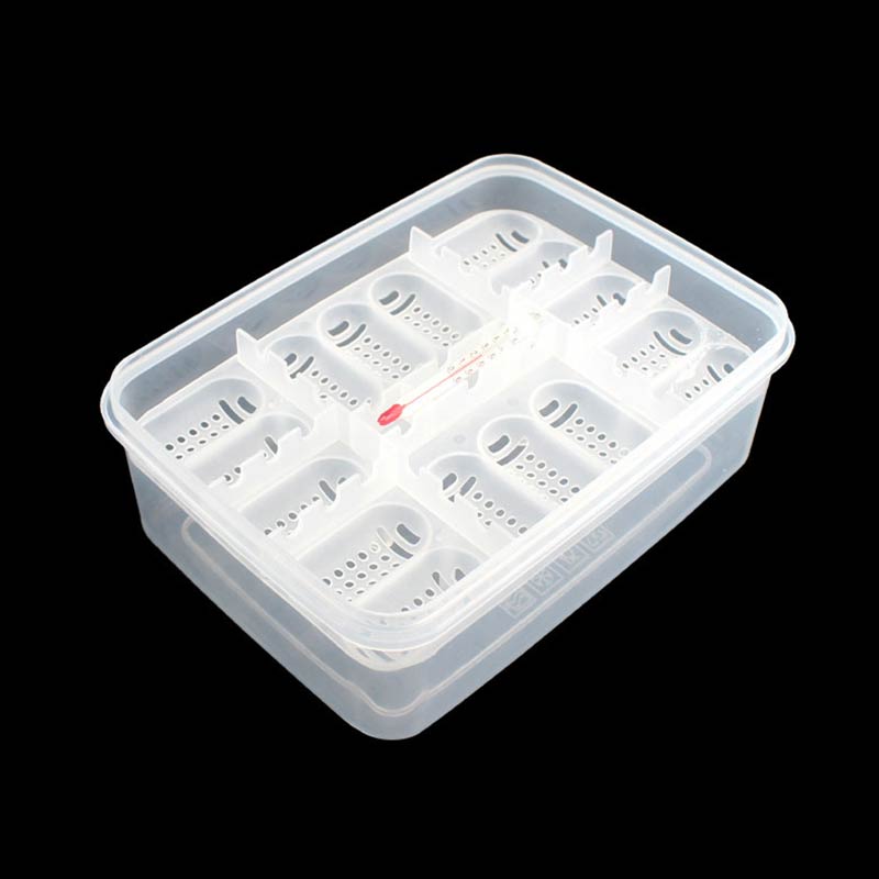 16 Grid Reptile Incubator Position Snake Lizard Crawl Pet Hatching Egg Tray Small Reptile Box Pet Reptile Supplies