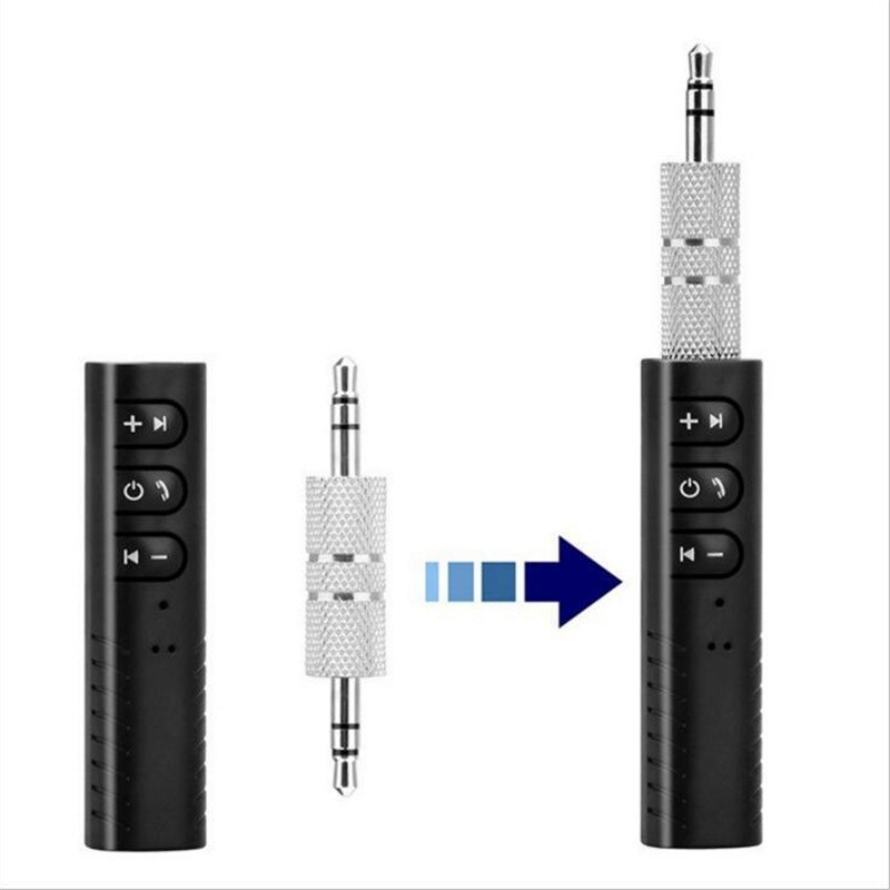 Bil bluetooth aux 3.5mm stik bluetooth modtager håndfri opkald bluetooth adapter bil sender auto musik modtagere
