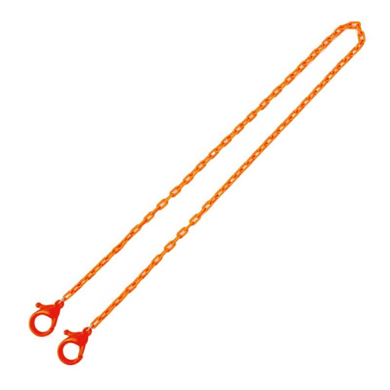 Collar de cuerda de plástico para colgar mascarillas, cordón práctico para mascarillas, soporte para gafas, sin huellas, dos ganchos, 1 unidad: 07