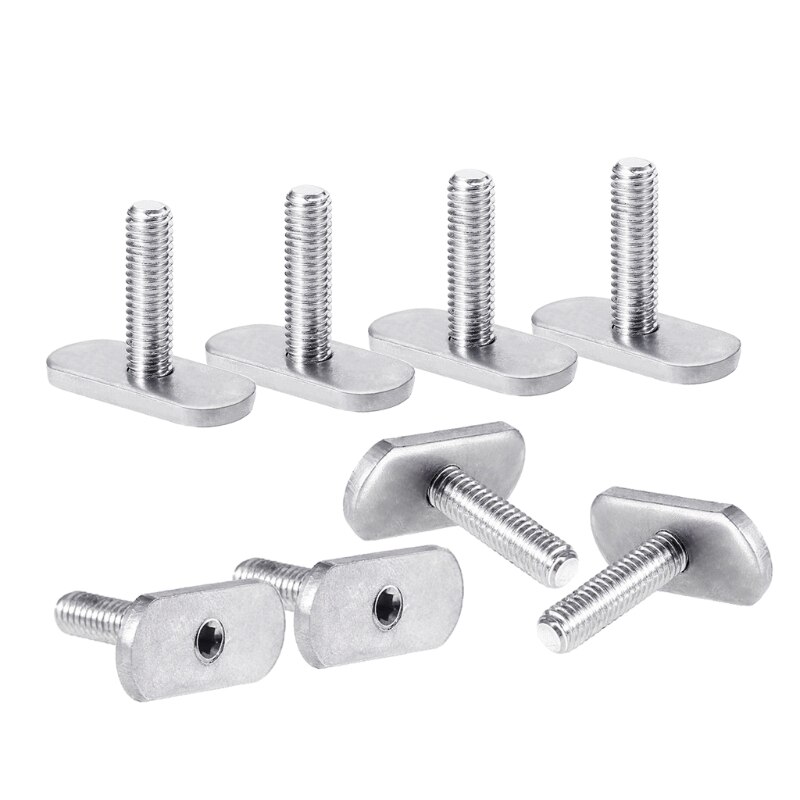 Threads Kayak Rail/Track M5/M6 Screws &amp; Nuts T Slot Bolt Replacement Stainless Steel Gear Mounting Bolt Easy to install