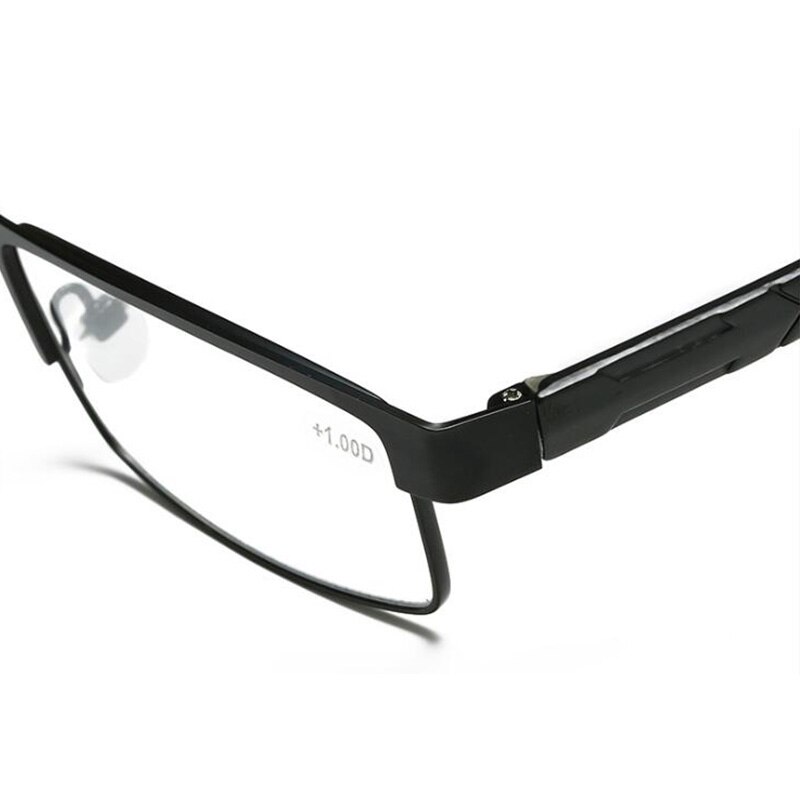 Rbenn metal frame men óculos de leitura do vintage negócios hyperopia eyewear masculino óculos de leitura + 1.25 1.75 2.75 3.75 5.0 6.0