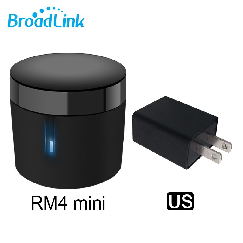 Broadlink  rm4 pro  rm4 mini  rm4c version wireless universal remote control hub with hts 2 temperature and humidity sensor smart home solution: Us  rm4 mini