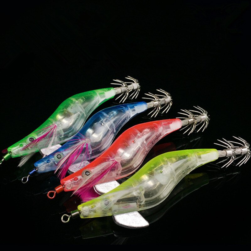 Elektronisk sällskapsdjur leksak elektronisk räka bläckfisk krok nattlysande trä räkor bläckfisk krok blixt bläckfisk bete simulerad bete pojke