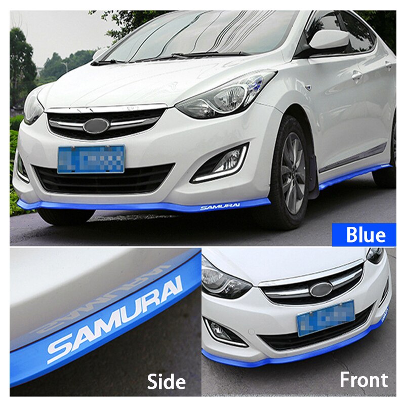 Car Bumper Lip Front Spoiler Skirt Deflector For Proton Persona 2007 Tune Car Modified Body Kit VIP Hella Flush Lips