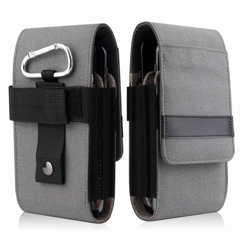 Mobile Phone 4.5-6.5 Inch Belt Waist Bag Holster For Samsung Huawei iphone 12 11 Pro Max XR Hook Hoop Wallet Purse Phone Pouch