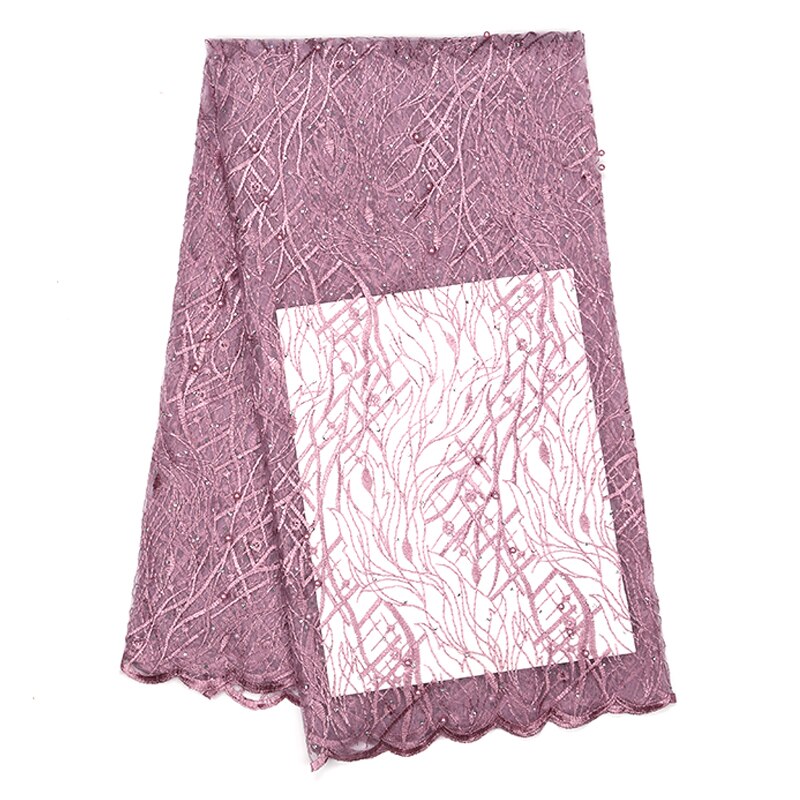 Koronka haftowana francuska koronka z afrykańską koronką tkanina ślubna z francuskiej koronki: Biały