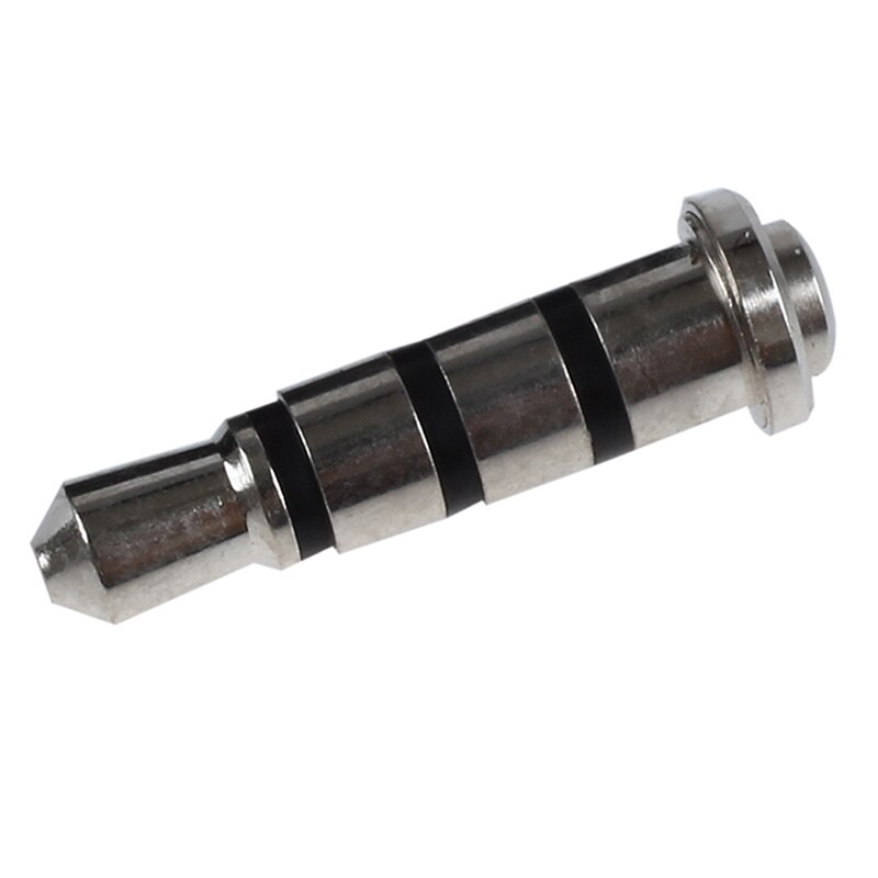 1PC Quick Button Dustproof Plug For Andriod Smartphone 3.5mm Jack Silver Black.