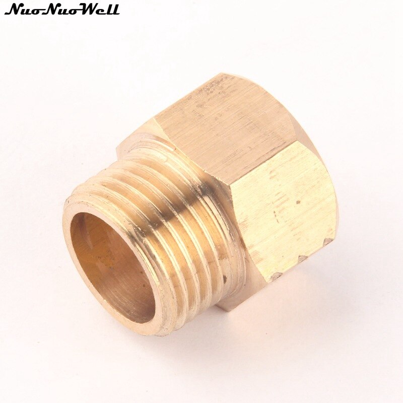 G 1/2'' Male Thread To 22mm Female Thread Brass Straight Connector Pure Copper Thicken Garden Irrigation Thread Part Connection