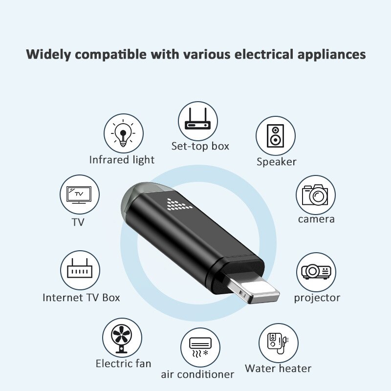 Mobile Phone External Transmitter Apple Android Huawei Type-c Universal Remote Control Receiver Remote Control Head Accessories