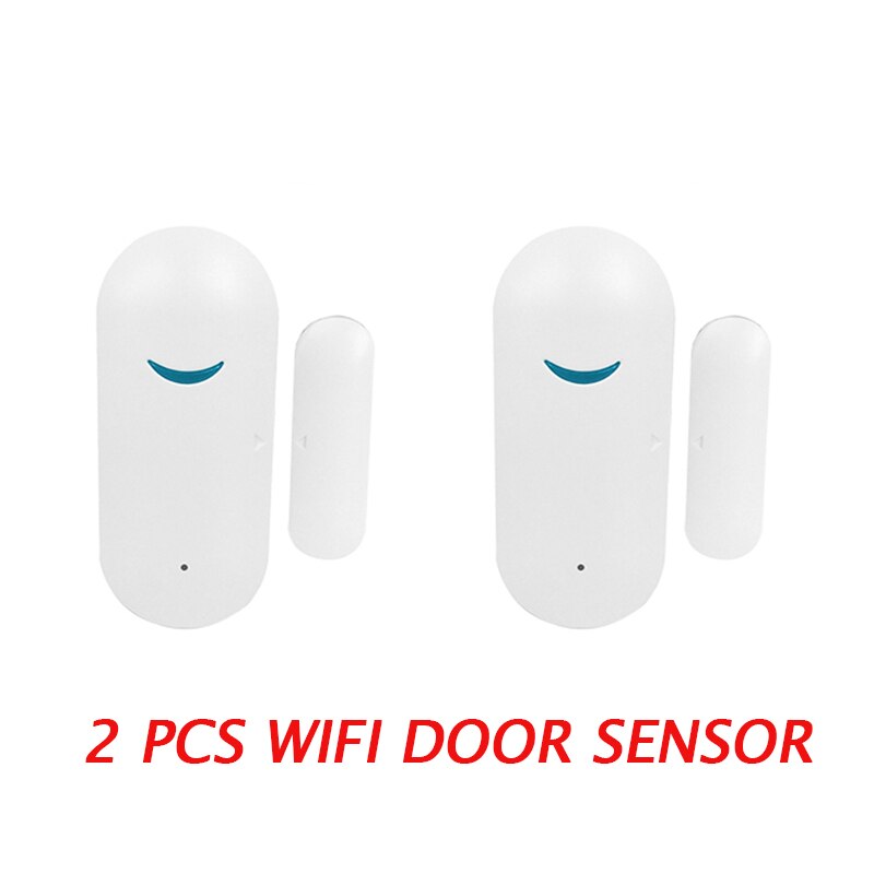 Tuya Smart WiFi Door Sensor Door Open/Closed Detectors Switch Window Sensor Smart Home Smart Life Security Alert Security Alarm: 2PCS Door Sensor
