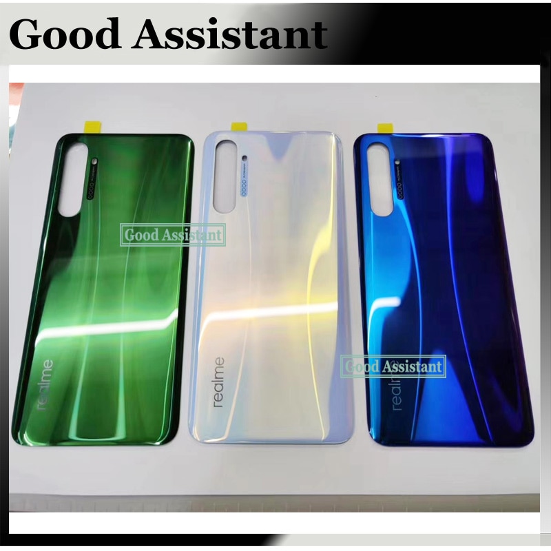 Originale/di Alta Qualità da 6.4 pollici per Oppo realme X2 Della Copertura Posteriore Della Batteria Porta custodia Posteriore parti lente in Vetro di ricambio