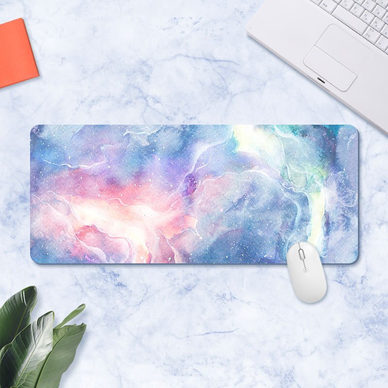 Large Marble Desk Pad Mouse Pad Gamer kawaii Desk Mat Computer Keyboard Table Decoration Cover Mice Mat Mouse Pad: 10