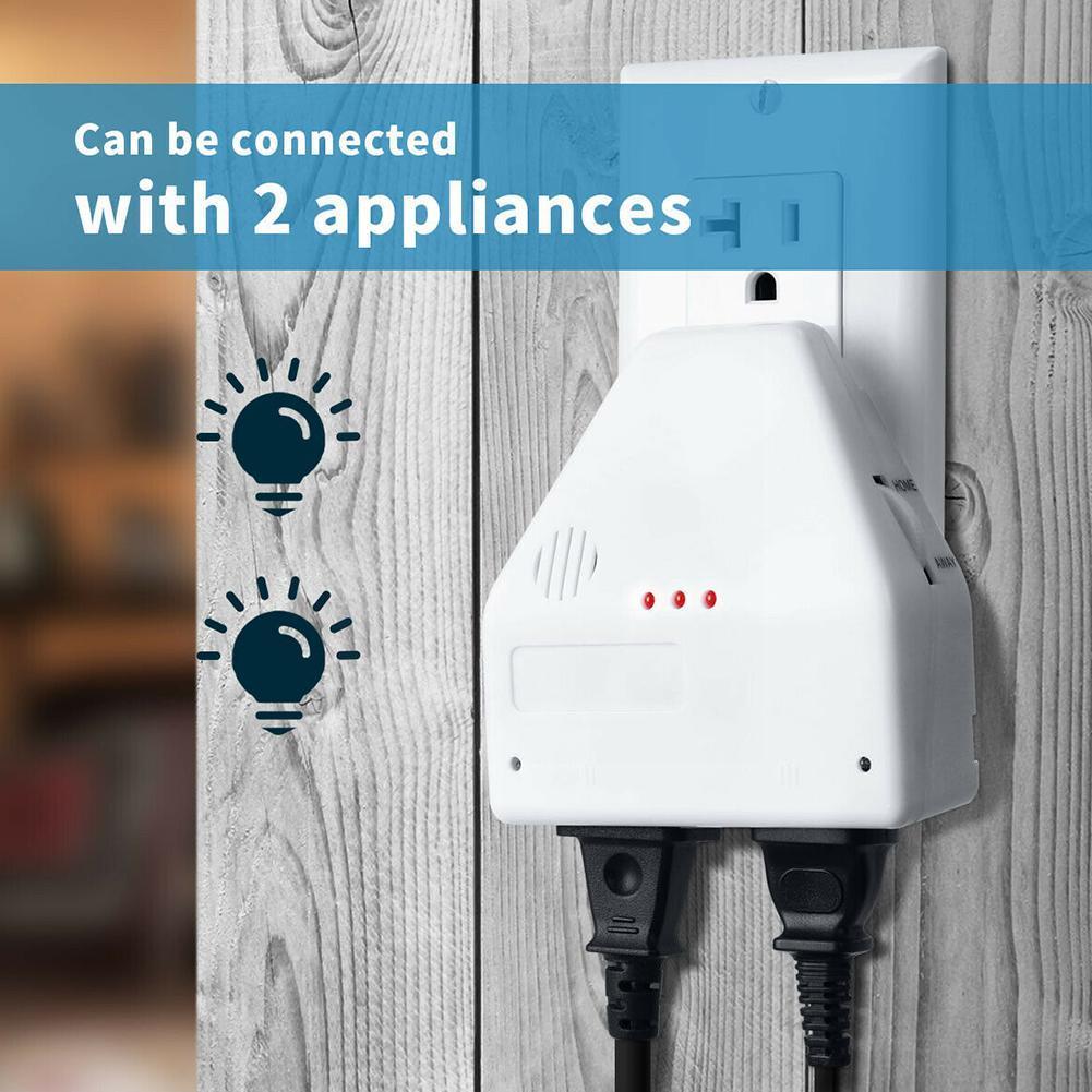 The Clapper Sound Activated Clap On/off Light Switch Clapper Home Away 1 Or Us Switch Device Plug Settings Control