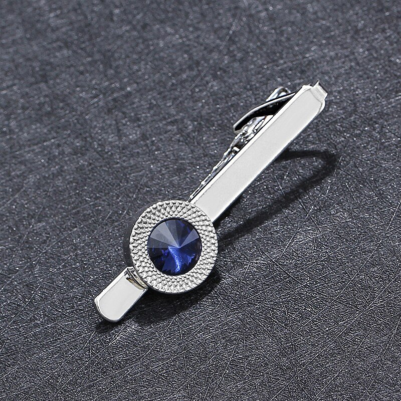 Men's Cufflinks Blue Crystal Tapered Cufflinks French Shirt Cufflinks Adjustable Cufflinks cufflinks