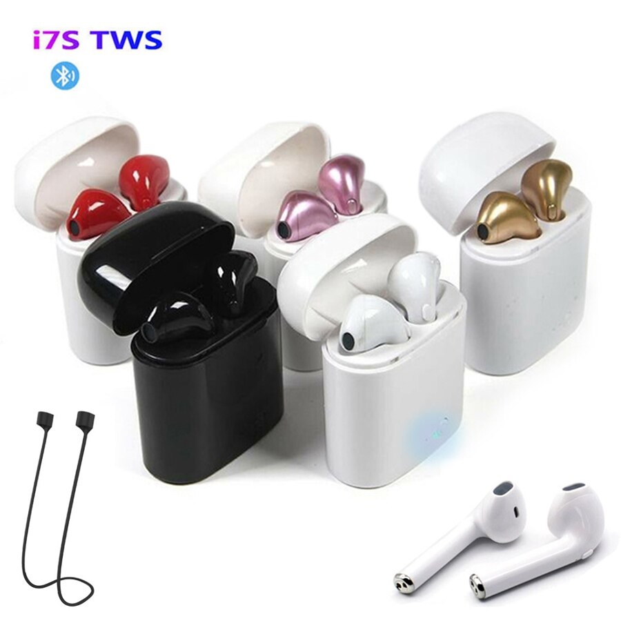 I7s Tws Bluetooth Oortelefoon Mini Draadloze Oordopjes Met Opladen Doos I7 Sport Handsfree In-Ear Draadloze Headset Voor Xiaomi telefoon