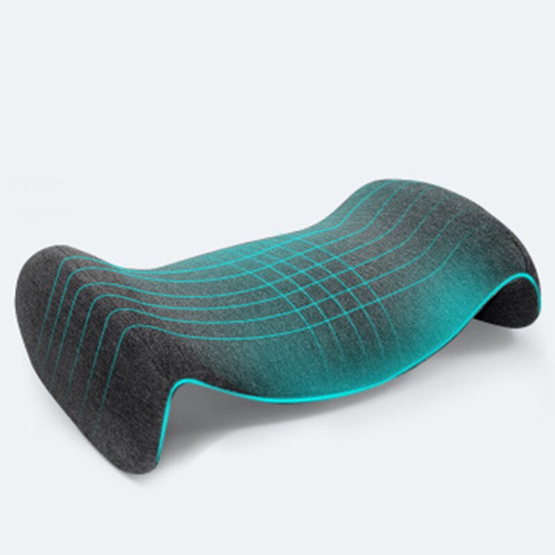 -Lumbar Pillow for Sleeping Memory Foam Bed Back Support Cushion for Lower Back Pain Relief and Sleeping on Side Lying