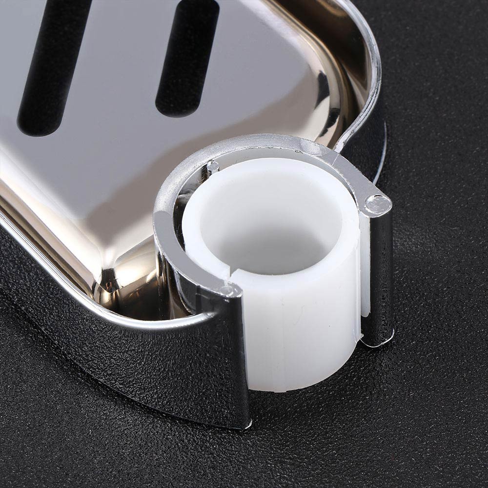 ABS Plastic Zeepbakje Houder Verstelbare Douche Staaf Dia Badkamer Gadget Zeep Pallet Douche Staaf Zeepbakje Box