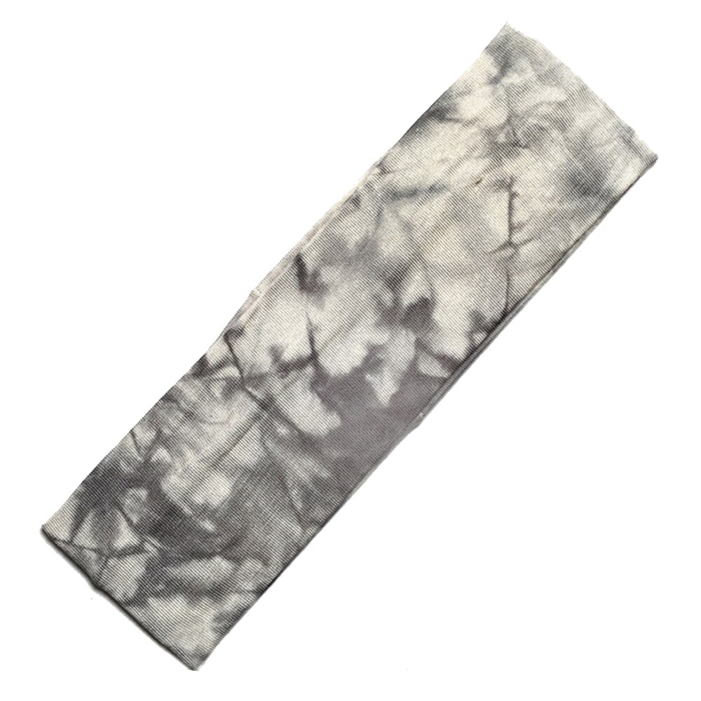 Nuove Donne di Modo Delle Ragazze Del Cotone Tie Dye Fascia Femminile di Stile Della Boemia Archi Hairbands Spiaggia Primavera Estate Accessori Per Capelli: Grey