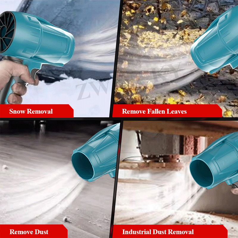 Für Makita 18V Lithium-Batterie Violent Blower Mini Turbo Jet Fan Handheld Bürstenlosen Motor industrielle Kanal Fan High-Power Fan