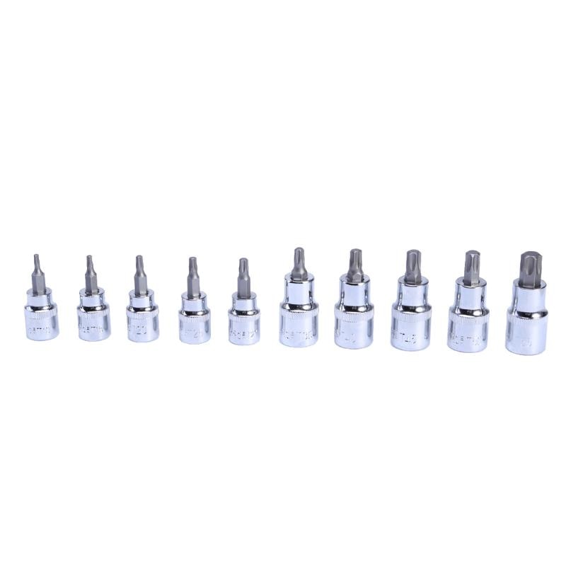 29Pc Security Star Torx Sockets Set Bit Male Female Sockets Ratchet Screwdriver Bit Socket Set