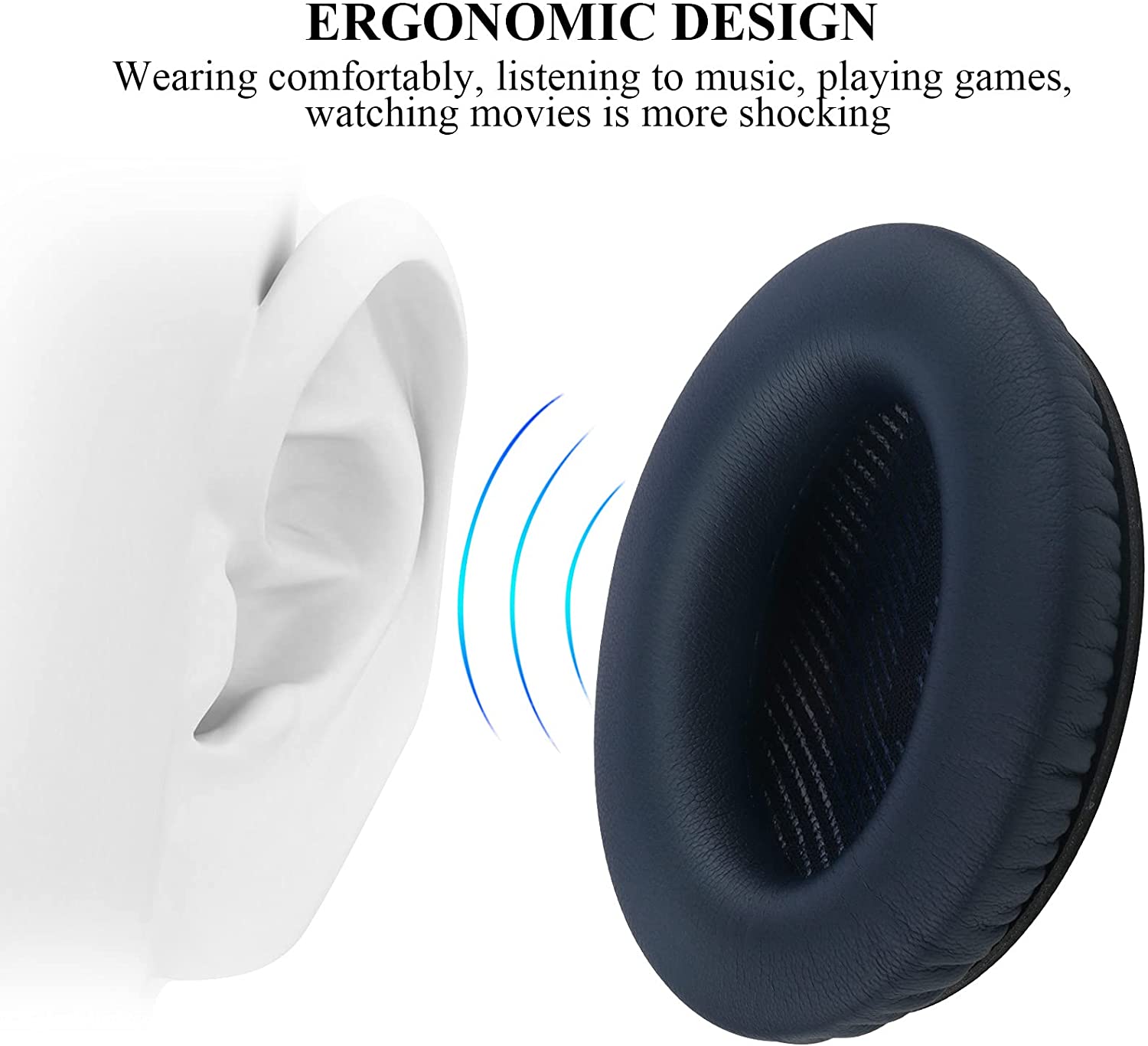 Professionele oorkussens voor BOSE QC35 voor QuietComfort 35 & 35 ii BOSEQC35 QC2, AE2, AE2i QC15 AE2 SoundTrue hoofdtelefoonkussen