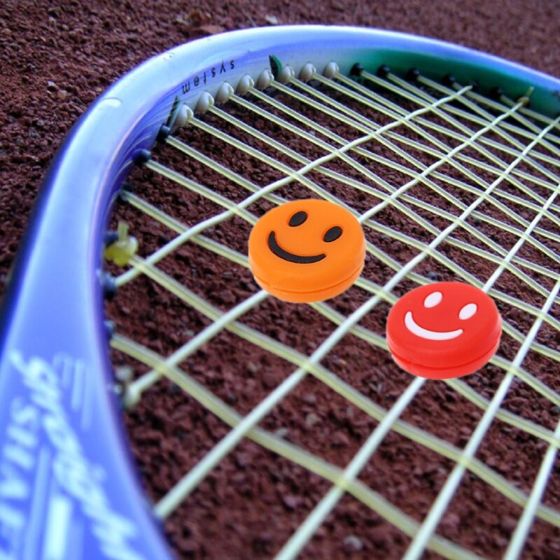 Silicone Smile Face Tennis Racquets Vibration Absorbers Outdoor Sports Supplies For Sports Accessories