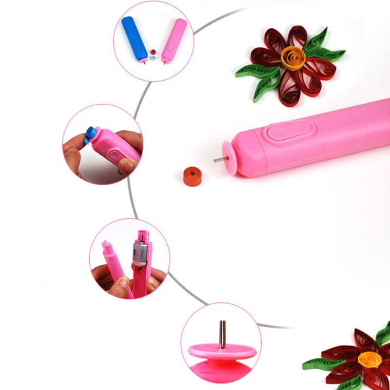 Diy Elektrische Quilling Rollende Papier Pennen Papercraft Origami Papier Curling Tool