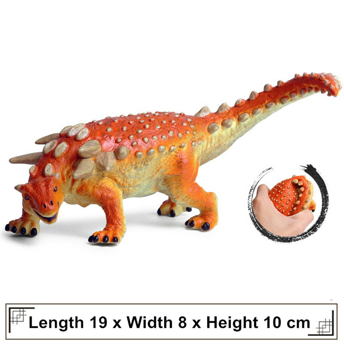 Saichania Dinosaurus Figuur Ankylosaurus Animal Model Collector Ankylo Kinderen Speelgoed Simulatie Model Dier Collector Decor