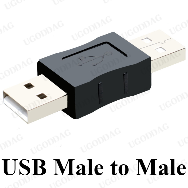 USB2.0 AM mannelijk naar AF vrouwelijk adapter USB mannelijk naar mannelijk adapter verlengkop USB vrouwelijk naar vrouwelijk conversiekabel: Rood