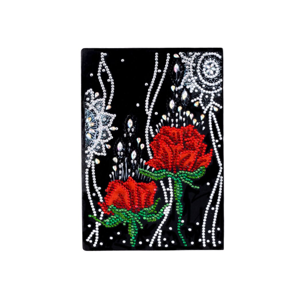DIY 5D Diamant Schilderij Notebook Hars Strass Decor Kleurrijke Schilderij A5 Notebook Kruissteek Ambachten Sticker Diamant Mozaïek: Clear