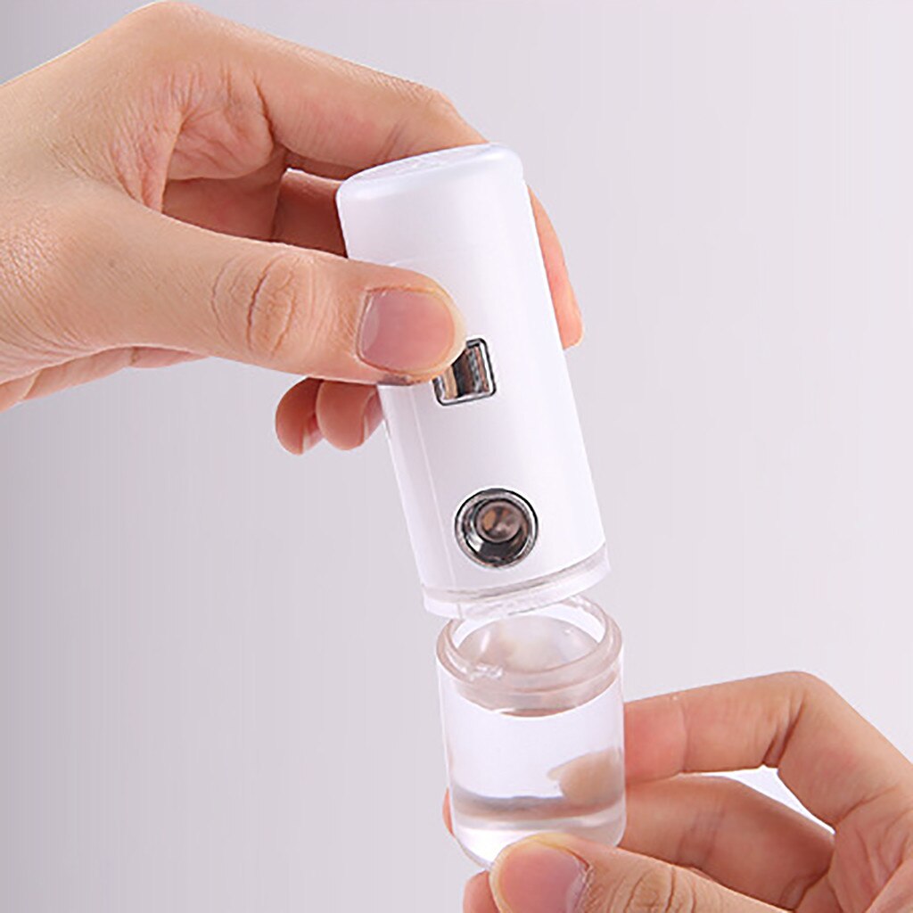 1pc 200ml portable USB rechargeable alcohol disinfectant sprayer nano sprayer Mini facial humidifier spray body steam apparatus
