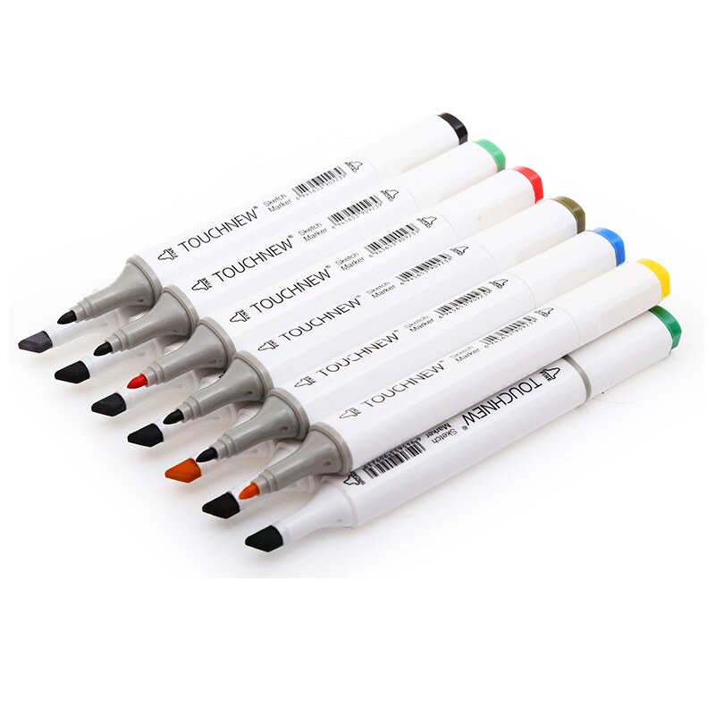 TOUCHNEW 30/40/60/80 Colors Art Markers Alcohol Based Markers Drawing Pen Set Manga Dual Headed Art Sketch Marker Pens