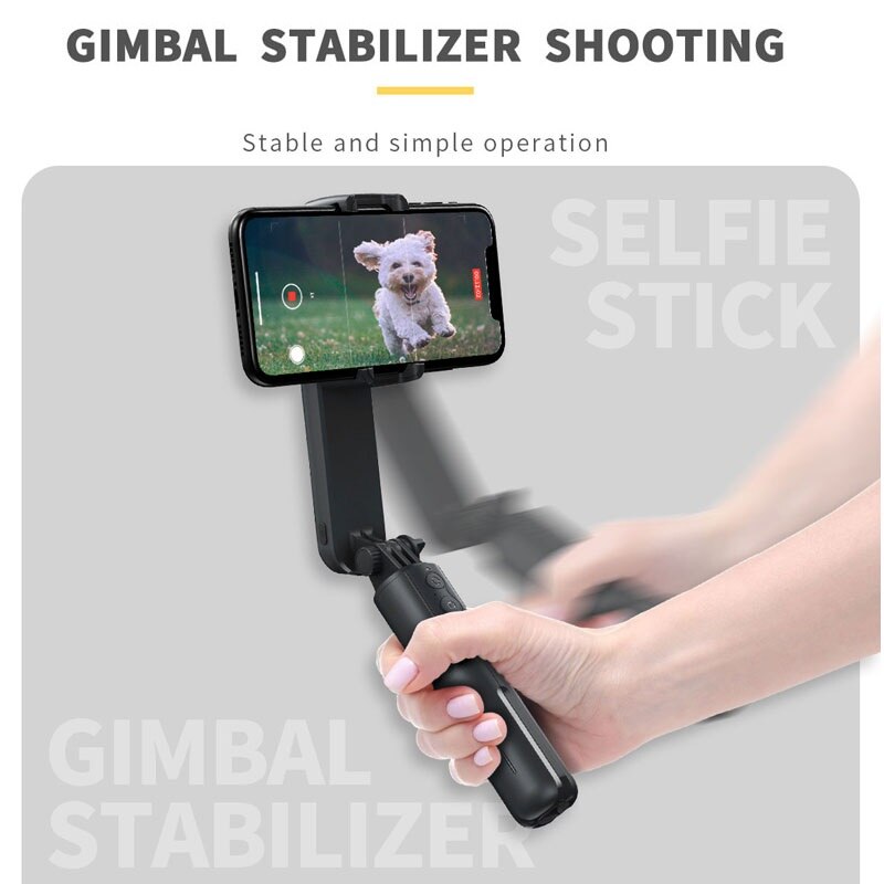 Roreta Gimbal Handheld Stabilizer Voor Telefoon Automatische Balans Selfie Stok Statief Met Bluetooth Afstandsbediening Voor Smartphone Gopro Cam