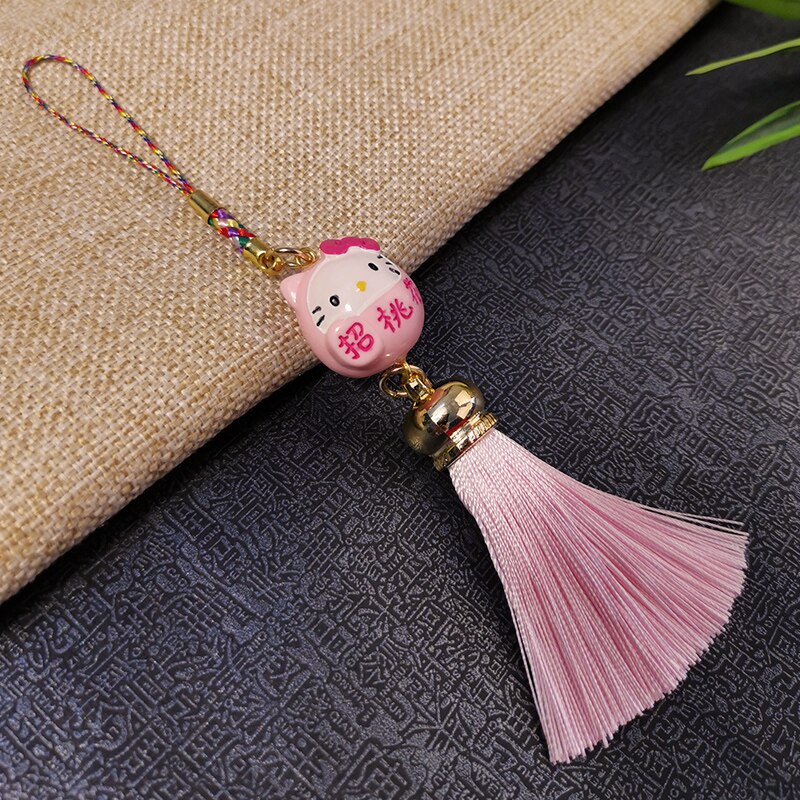 Short Pendant Key Shell Anti-lost Hanging Chain Trick Peach Pendant Retro Tassel Pendant Mobile Phone Lanyard Antique Pendant: 02