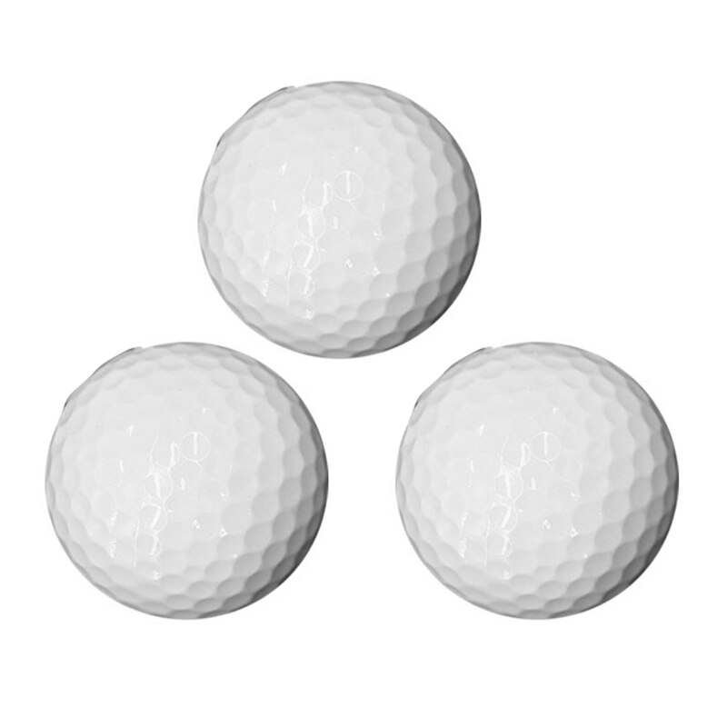 Balle de Golf 4 couches en PU, 3 pièces, 332 trous d&#39;abeille, Pinball haut, sport, meilleur pour hommes et femmes: Default Title