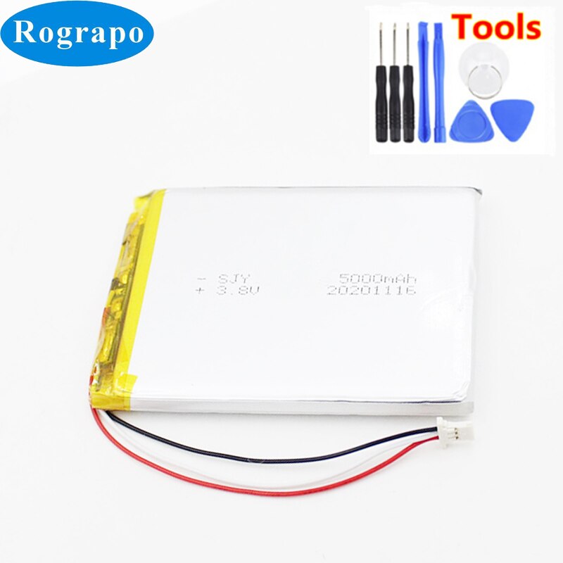 3.8v 4000 li-polymer-akku für ibasso  dx150- spieler-ersatzakku, 3-- adriger stecker + werkzeug