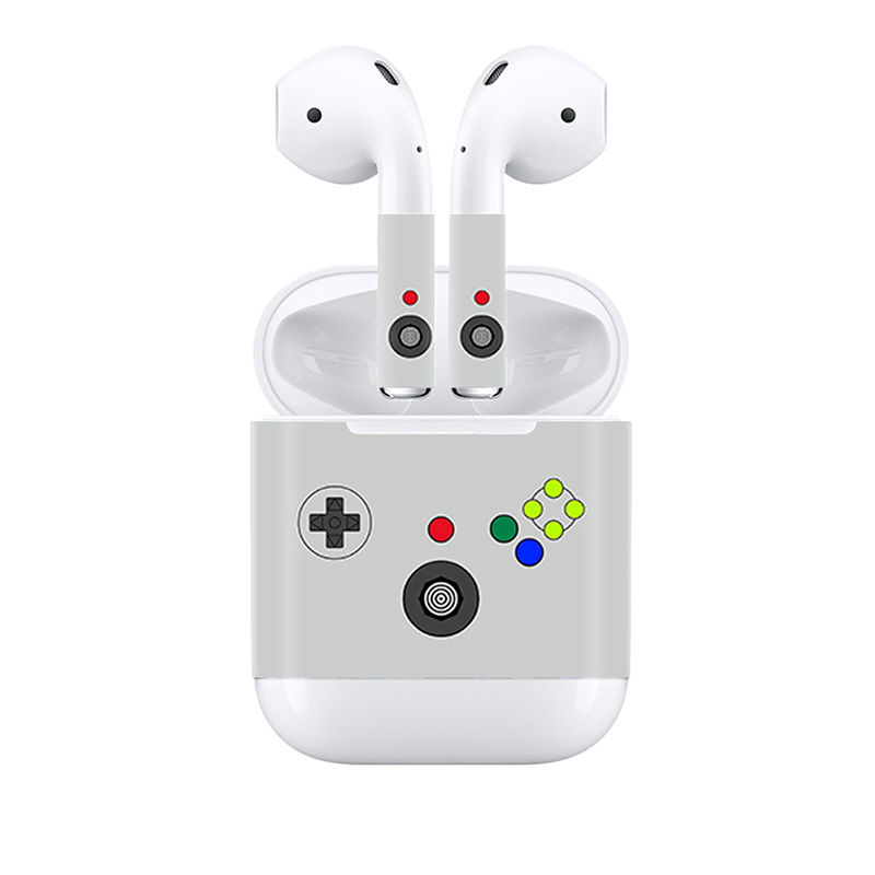 Custom Skin Sticker for Apple AirPods for Earphone Headset Vinyl Decal: 0909