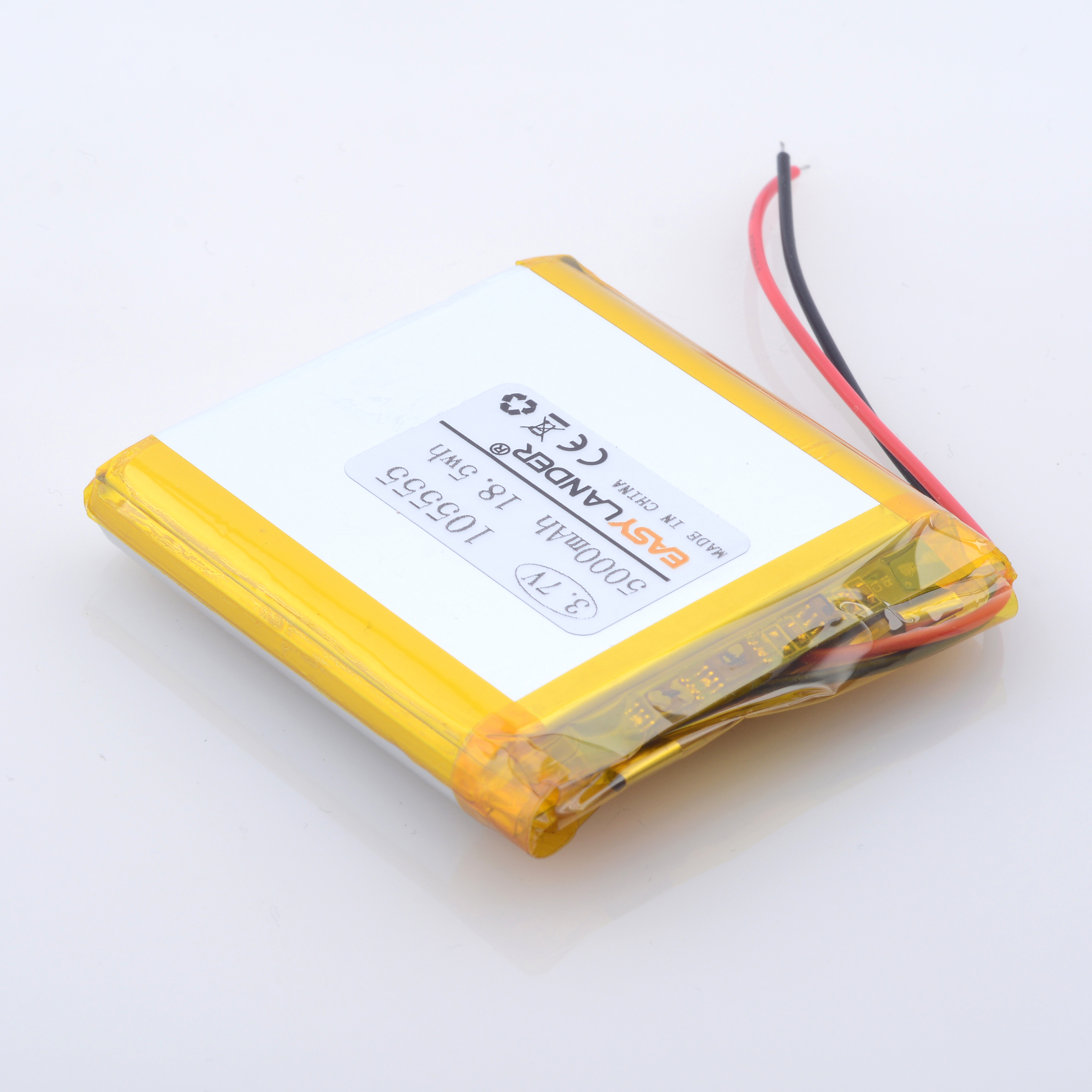 3.7V 105555 5000mAh Rechargeable Lithium Li-ion Li Polymer Battery