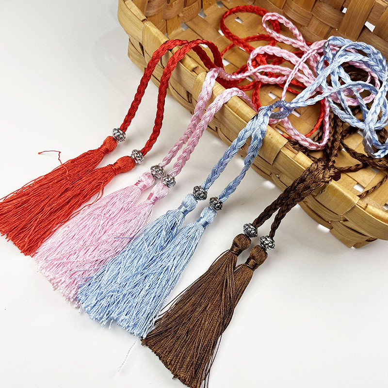 Cinto de borla tecido estilo trançado para mulheres, cintura boêmia para senhoras, corda de cintura, moda chinesa, acessórios de vestido