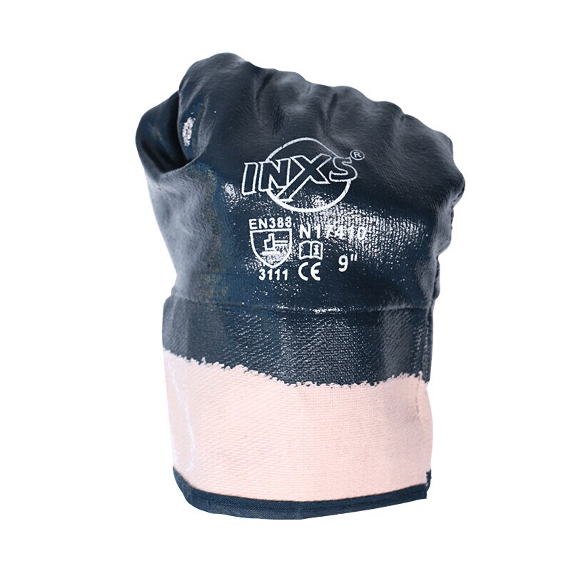 Electric Welding Gloves Oil-proof Anti Abrasion Cut Resistant Safety Protective Nitrile Work Gloves Soldering Metal Gloves