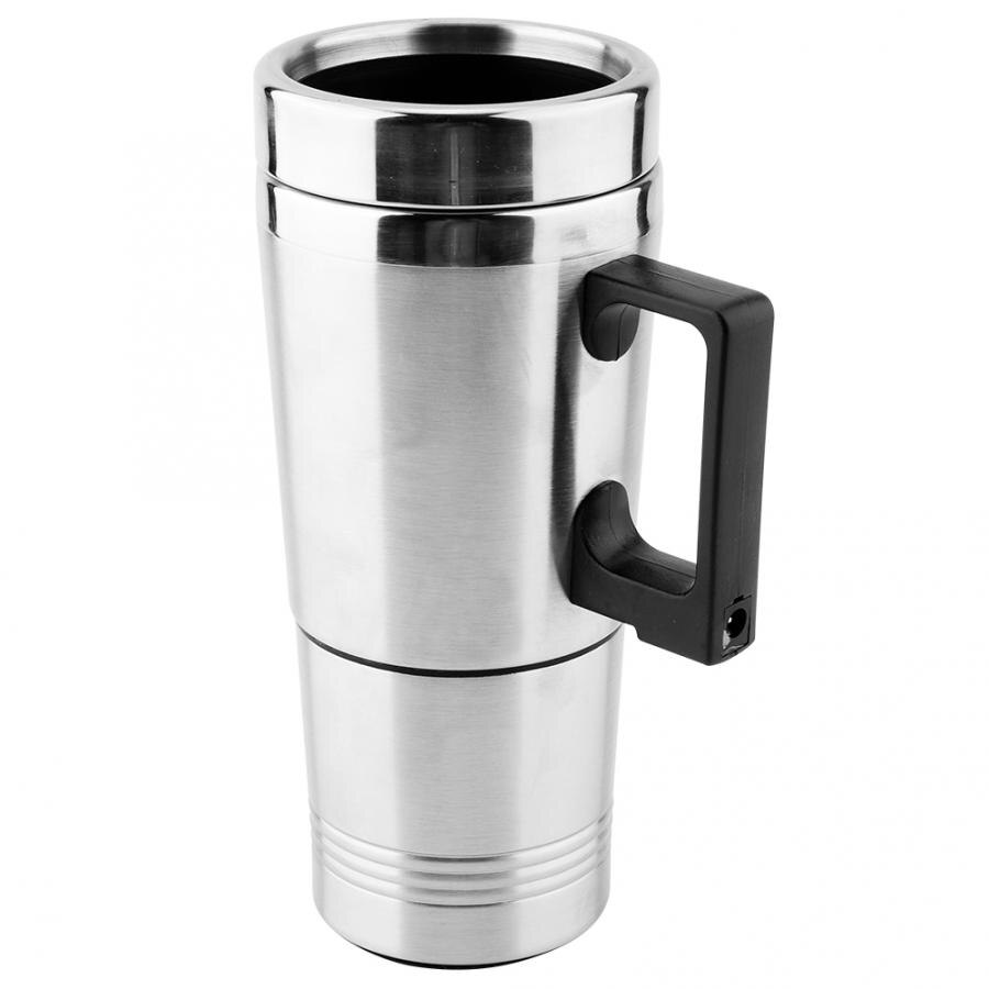 60W 12V 500ML water heater Stainless Steel Car Electric Kettle Coffee Tea Water Heating Cup Kettle