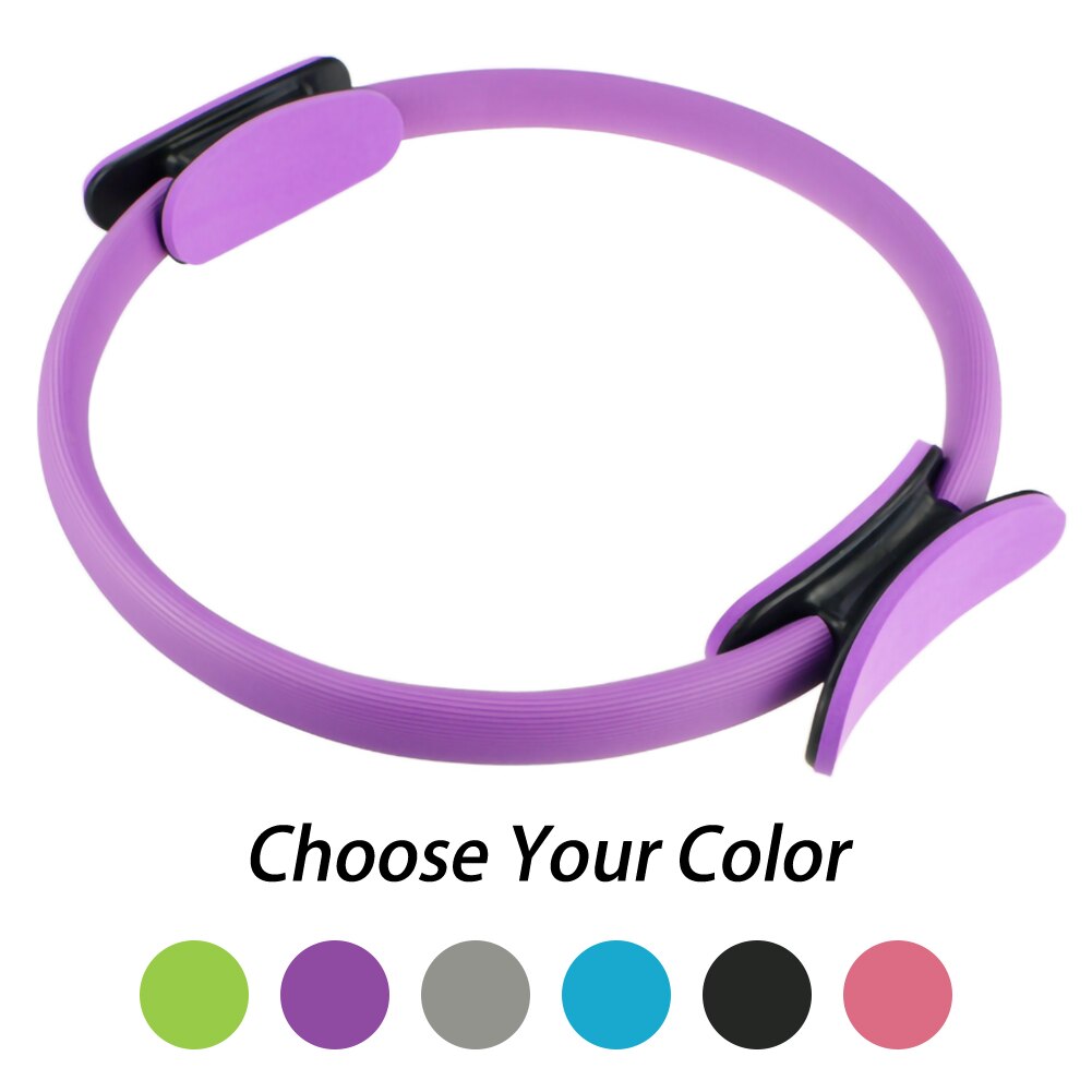 Yoga Pilates anneau sport cercle corps Fitness magique enveloppement minceur musculation formation Pilates anneau anneau de résistance cinétique: VIOLET