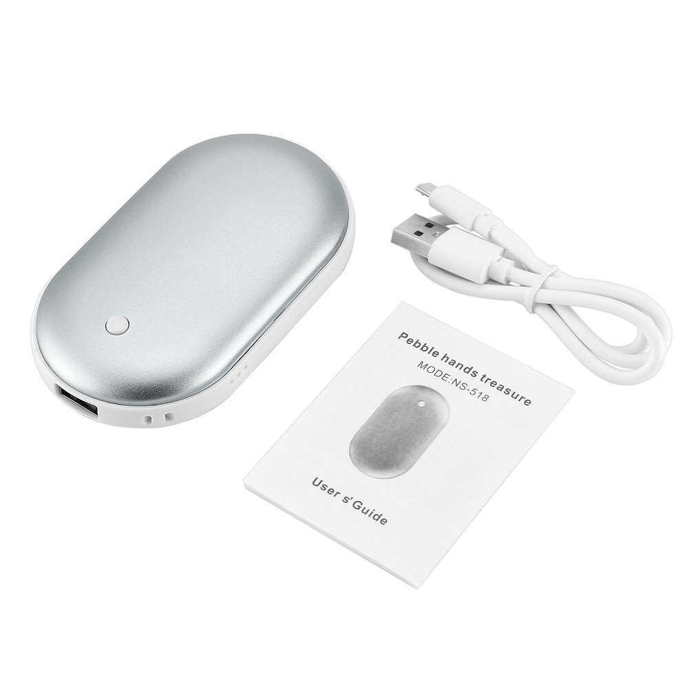 Mini chauffe-main électrique longue vie | 4000/8000mAh, joli modèle de voyage, chauffage des mains, chauffage de la poche, produit chauffant la maison: MULTI / 8000mAh